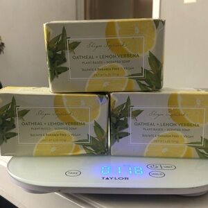 Oatmeal & Lemon Verbena Hand Soap 🧼 3 Bars 6.25oz/each